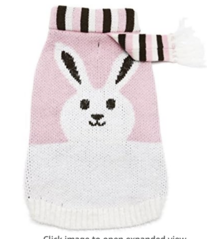 DOGO Bunny Sweater in PInk